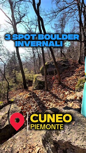 ❄️🧗‍♂️ 3 Spot Boulder Invernali da Non Perdere in Provincia di Cuneo (Piemonte) 🌲💨 ⸻ 1️⃣ Ciciu del Villar — Villar San Costanzo 📌 173 linee 📈 Gradi: 3 → 8A 👨‍👩‍👧 Perfetto per famiglie (avvicinamenti facili area ampia) 🪨 Massi iconici tra i “funghi di pietra” 🔥 Perché andarci: varietà enorme, ambiente unico, ideale per mezza giornata al sole ⸻ 2️⃣ Valdinferno — Garessio 📌 459 linee 📈 Gradi: 3 → 8B 🪨 Quarzite super aderente ❄️ Nota invernale: accesso difficile dopo forti nevicate 🔥 P