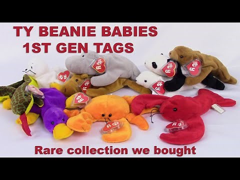 Rare 1ST GEN TY Beanie Babies Collection we just bought - Review & Value information -BBToyStore.com