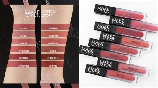 Review MAKE OVER Powerstay Transferproof Matte Lip Cream, Produk Bibir yang Ringan tapi Tahan Lama - Tribunshopping.com