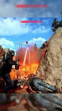 Trapped a Massive Horde Between the Rocks & Burned Them All! 🔥 #DaysGone #Shorts #Gaming #Zombie