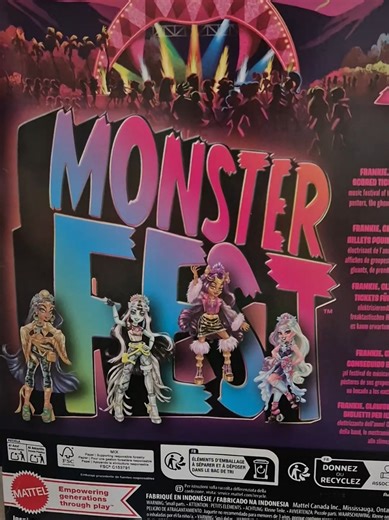 Monster Fest Lagoona Blue G3 Monster High unboxing #monsterhigh #unboxing #monsterhighdolls #foryour #fy