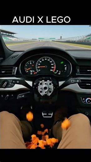 Building a LEGO Audi Steering Wheel — Will It Break or Work? (POV)