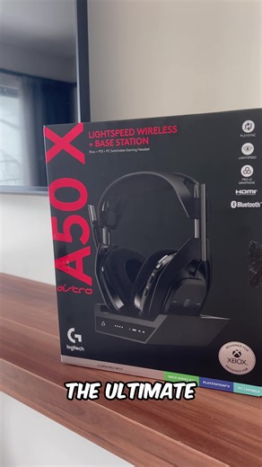 The ultimate all-in-one PS5, Xbox and PC Headset! @Logitech G The Logitech G ASTRO A50 X is out now. 😍 #logitech #astro #gaming #headset #xbox #ps5 #A50X #OneTapInfiniteWorlds #ad
