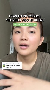 How to introduce yourself as a student (save this for later) | Gianna Abao