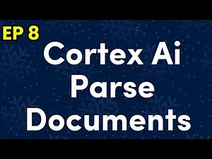 EP8 Cortex AI Parse Documents