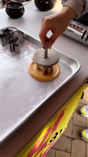 Dalgona is more than just a delicious street food snack in Korea - its history goes back centuries! This treats deeply rooted tradition comes alive through its unique preparation process. Sugar, oil and baking soda are mixed together before being pressed onto a flat surface and then decorated with fun stencils 🇰🇷😋 🎥 @mjtwins2 on TikTok | Matador Network