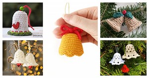 10  Christmas Bell Ornament Free Crochet Patterns - Page 3 of 3