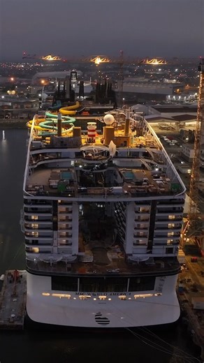 22K views · 345 reactions |  MSC World America  A new feature of fun has arrived. The lighthouse slide has been installed to The Harbour Aquapark, adding even more excitement aboard MSC World America. Sailing out of Miami from April 2025. | MSC Cruises | Facebook