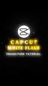 White flash Transition tutorial || Capcut 🤯🔥#shorts #tutorial