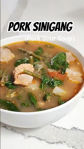 Authentic Pork Sinigang Recipe | Filipino Tamarind Soup From My Childhood