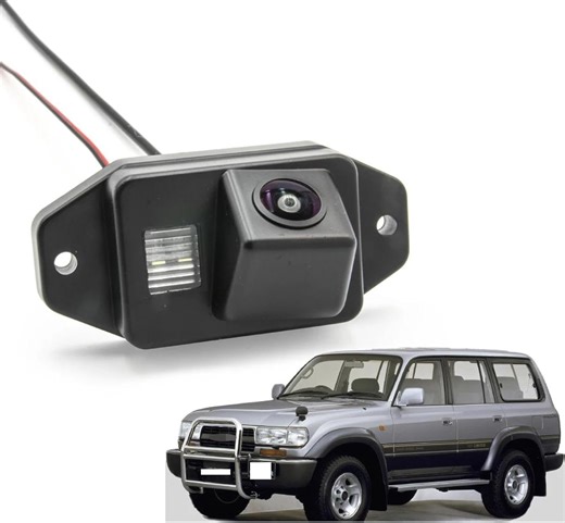 Amazon.com: FCILNXSL Cámara de espejo retrovisor para Toyota Land Cruiser 80 Series 1989-2007 Car Bakcup Monitor de visión nocturna CCD HD AHD Fisheye (D170 AHD 720P) : Electrónica