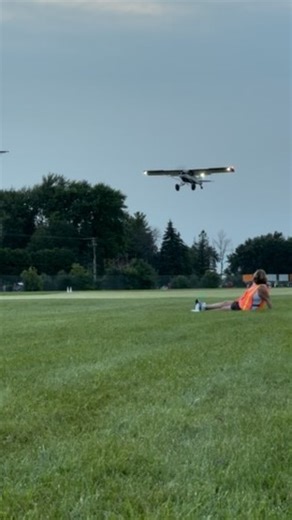 Bo Ellis stol demoing ay @eaa twilight flight festival each night of Oshkosh | Legend Aircraft