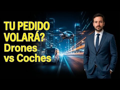 Así se COORDINAN los DRONES y coches autónomos para las entregas del FUTURO