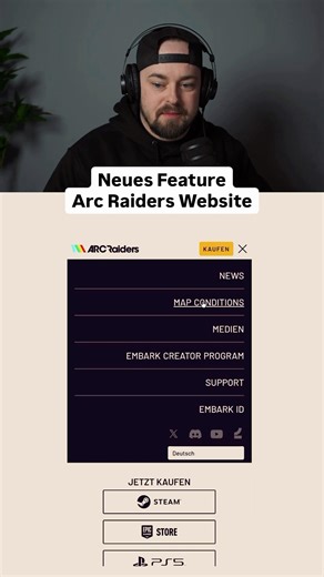 Alle laufenden Map Events auf der Arc Raiders Website! ☝️ #arcraiders #mapcondition #arcraiderstips