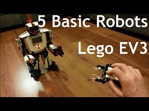 5 Basic Robots - Lego EV3 Mindstorms