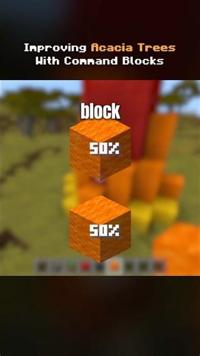 Making Custom Trees with Statistics 🤓 #minecraft #commandblocks #thecommandsman
