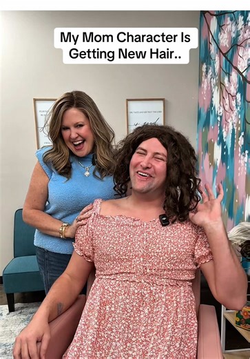 My mom character is getting new hair!! ITS ABOUT TIME 😭😭🤣 The old wig will definitely make an appearances though! @GEORGIA HAIR I’ll be back to get Hannah a freshen up 🤭🤣🫶🏻