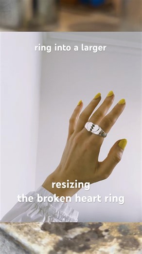 how we resize a ring in metal #ringresize #jewelryrepair #handmadejewelry