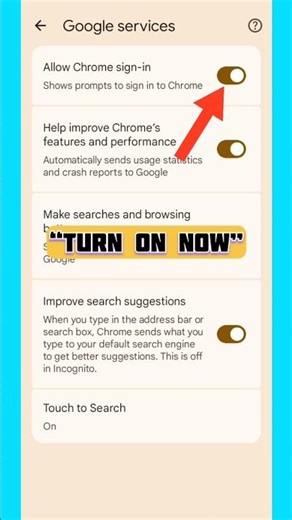 How to Turn ON Chrome Sign-in (Add Google Account to Chrome 2026) #shorts