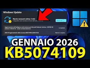 ✅KB5074109 - Update installation error | JANUARY 2026 - How to Fix Windows Update
