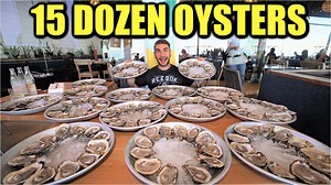 141K views · 4.9K reactions | 15 DOZEN OYSTERS? Today we take on the ultimate seafood and shellfish challenge 120 minutes to eat atleast 180 oysters to get a free meal. Can one man eat 15 dozen oysters? | Joel Hansen - Model Vs Food | Facebook