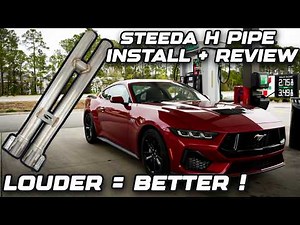 Why Your Mustang NEEDS an exhaust | Steeda H pipe S650 Mustang