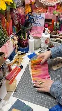 DIY journal cover using simple materials. Cute pocket journal cover! #journaling #shorts #stationery