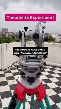 Theodolite, Day 11, 15 days of Surveying challenge from beginner to advanced 🚀