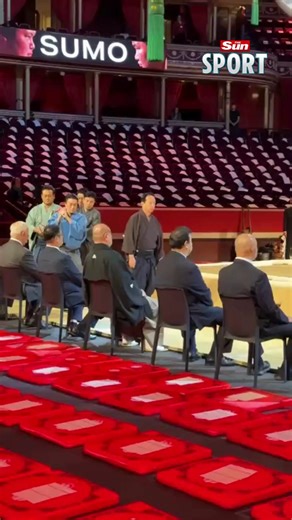 36K views · 1K reactions | The sumo ring is blessed before historic action begins at The Royal Albert Hall  | Sun Sport | Facebook