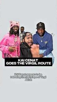 Kai Cenat appears to be going the Virgil Abloh route with Vivet 👀