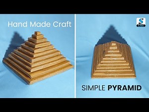 Pyramid Model Making From Cardboard || Cardboard Craft Ideas || By Swag Art & Craft ||