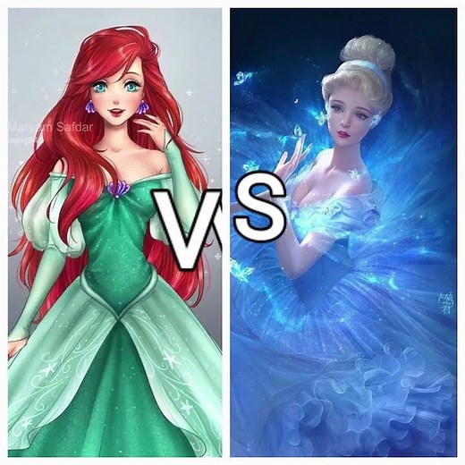 Ariel vs Cinderella