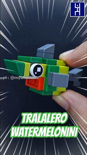 lego tralalero watermelonini 🦈🍉