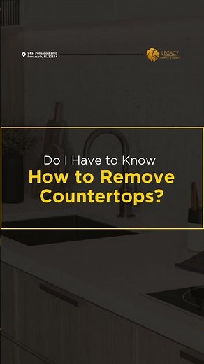 Do I Have to Know How to Remove Countertops?