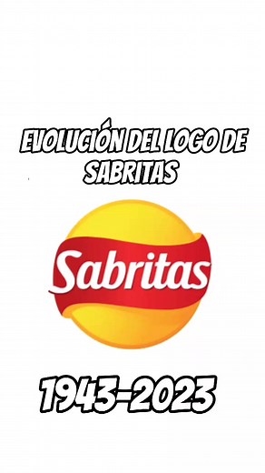 Evolución del logo de Sabritas 1943-2023 hoy