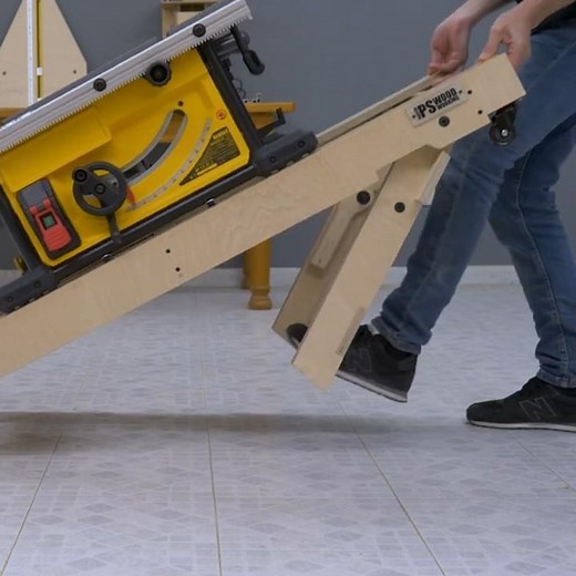 DIY Portable Table Saw Stand Handles