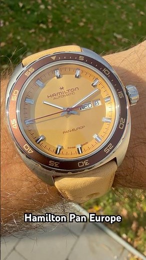 HAMILTON Pan Europ H35435820 42mm American Classic #watch #hamilton #vintage