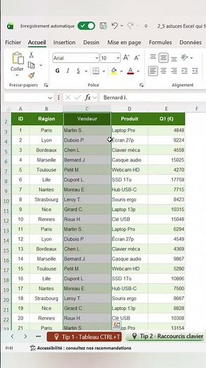 Excel keyboard shortcuts to save time