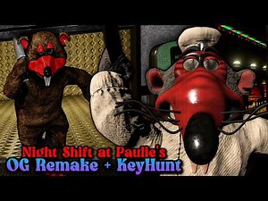 [ROBLOX] Night Shift at Paulie's - OG Remake & Keyhunt. (Full Walkthrough)