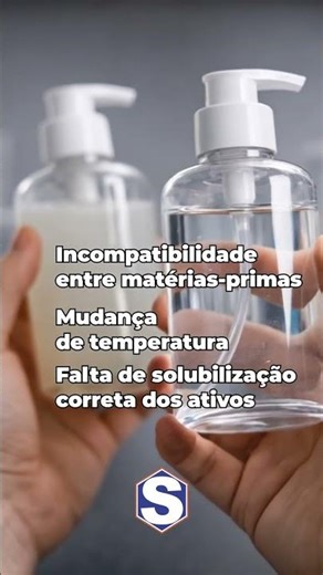 Produto turvo = formulação instável (entenda o porquê)
