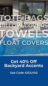 11 reactions · 4 comments |  Independence Day Sale!  Get 40% OFF all Backyard Accents to transform your poolside experience! Use code 4JULY40 at checkout. Shop now at: https://bit.ly/3nQXj4H #IndependenceDaySale #PoolsideDecor #Pools #OutdoorLiving #Backyard #Poolside #PoolFloat #Outdoors #LOOPLOC | LOOP LOC SWIMMING POOL PRODUCTS | Facebook