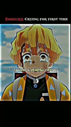 Inosuke crying for first time🤣