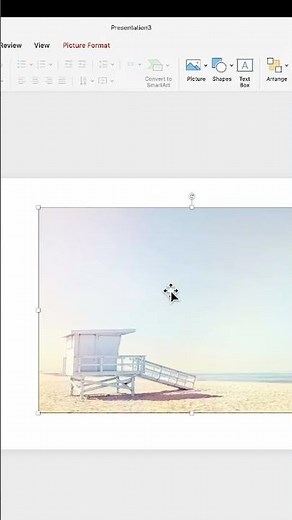 Perfect background photos in PowerPoint using Crop Fill #tutorial #powerpoint #photoediting