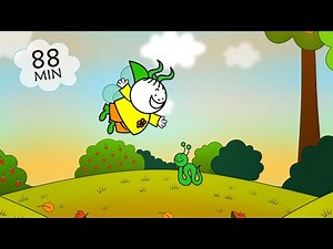 Bobiţă şi Buburuză compilaţie - VIERME ȘI BILUŢĂ ▶ 8 episoade complete | 88 minute