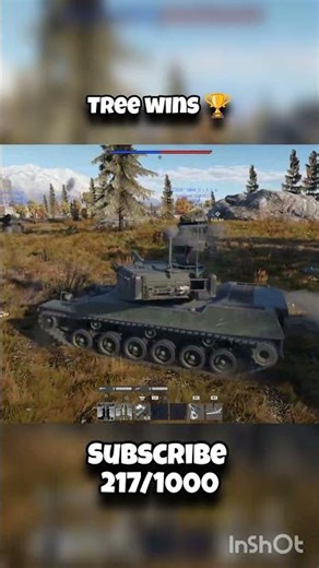 Tree VS Tank #shorts #viralshorts #warthunder #animatic #fyp