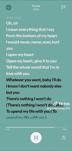 Promise—Ciara. #fyp #spotify #promise #fypage #foryou #fyp