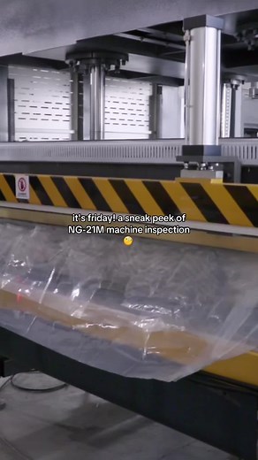 The necessary process before sending machine to our client! 😜 #mattress #workshop #manufacturing #equipmentforsale #furniture #factory #supplier #packingmachine #machineryequipment #b2b #manufacturer