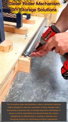 Clever Roller Mechanism: DIY Storage Solutions