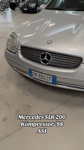 MB SLK 200 Kompressor '98 (192 cv) #mercedes #slk #kompressor #cabrio #vintage #heritage #vintagecar