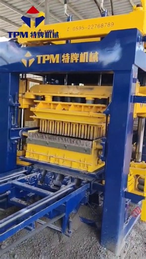 High Performance, Unbeatable Price, the TM8000 concrete block machine from China
